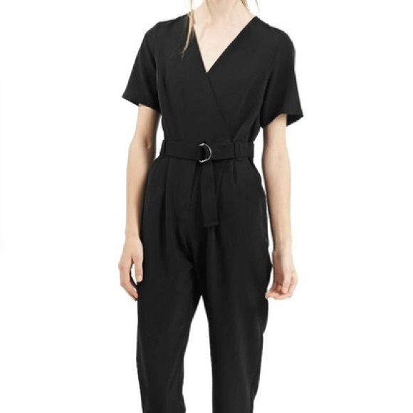 ▪️Topshop▪️Black Jumpsuit With Functional Buckle Detail - Picture 5 of 6